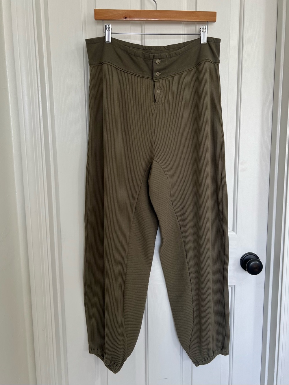 Free People Ribbed Barrel Lounge Pants Size Large